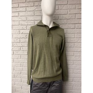 Luber Casual Men’s Green Long Sleeve Sweater Size L